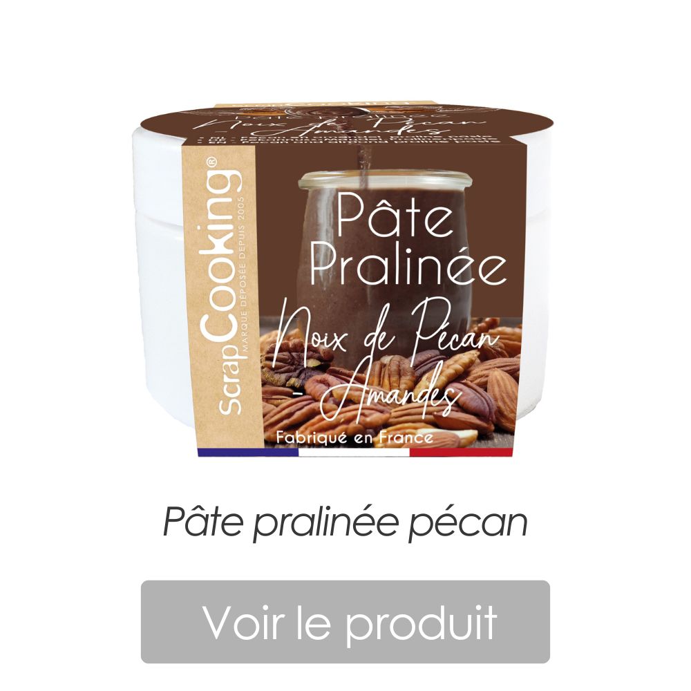 Pâte pralinée pécan ourson chocolat - ScrapCooking